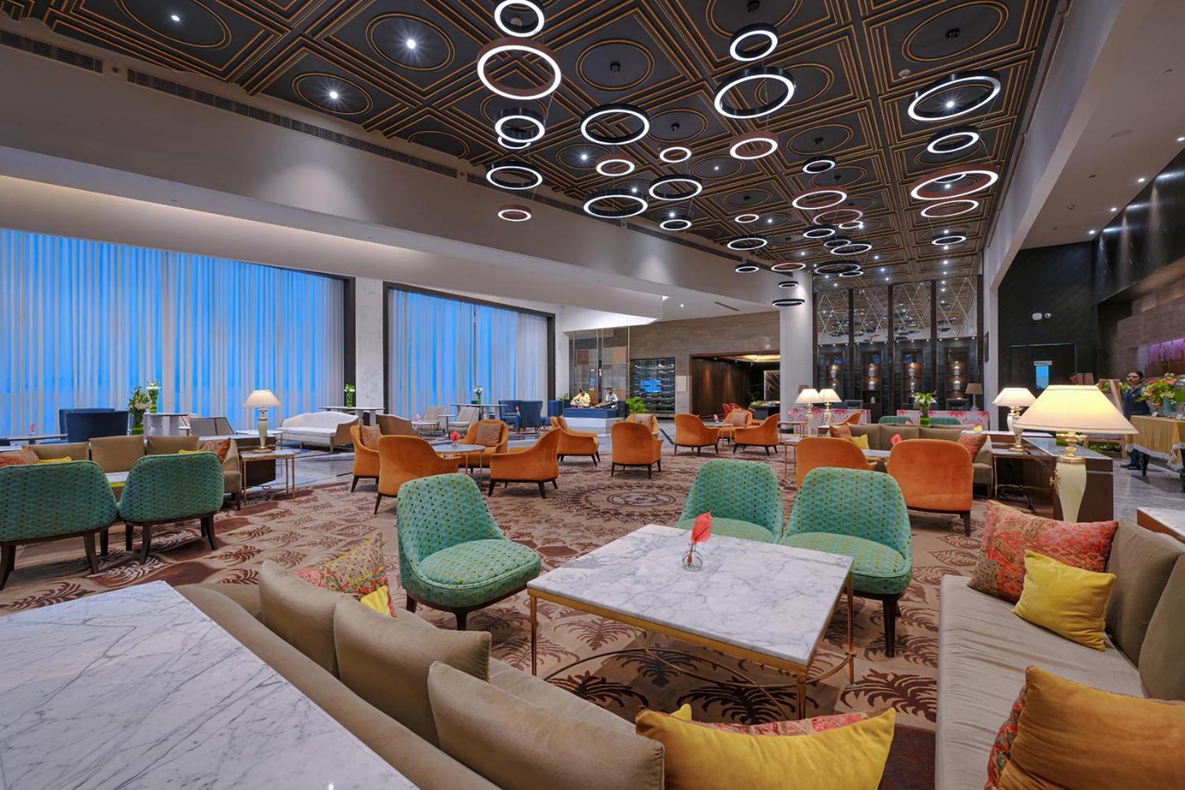 Taj Hotel&Convention Centre Agra Agra  Buitenkant foto The lobby of the hotel