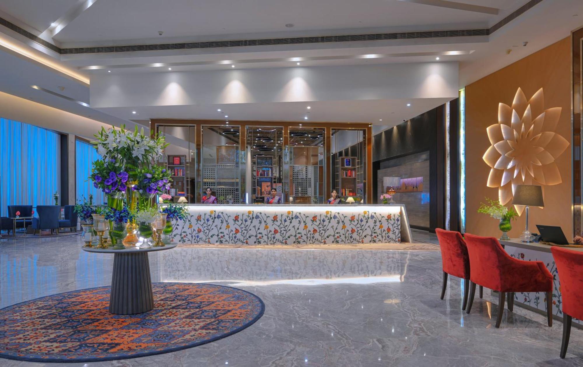 Taj Hotel&Convention Centre Agra Agra  Buitenkant foto The lobby of the hotel